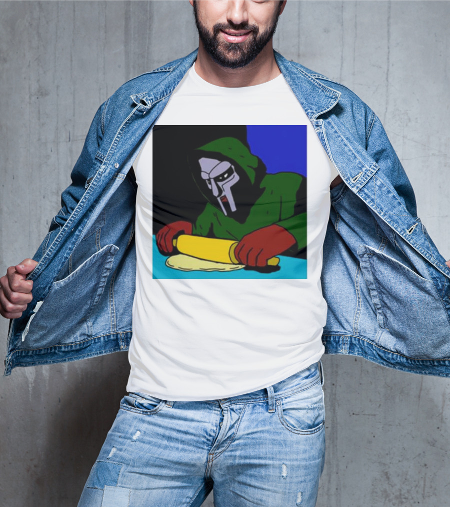 Mf Doom Bistro Rolling Dough Masked Chef Scene T-Shirt