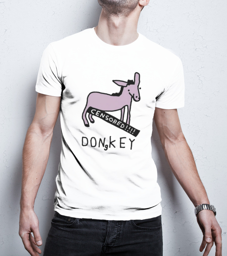 Censored Donkey Humor Play On Words T-Shirt