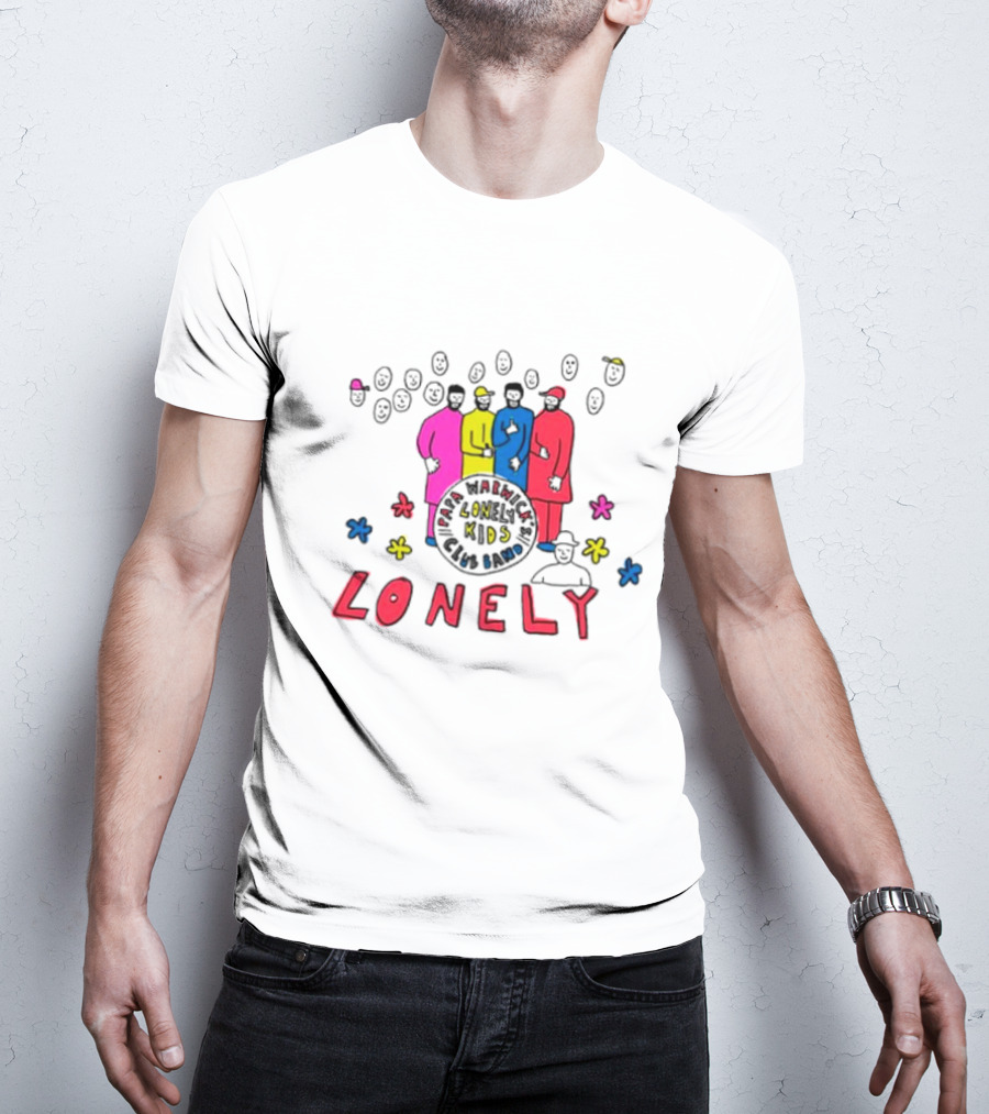 Lonely Kids Club Band Happiness Smiley Faces T-Shirt