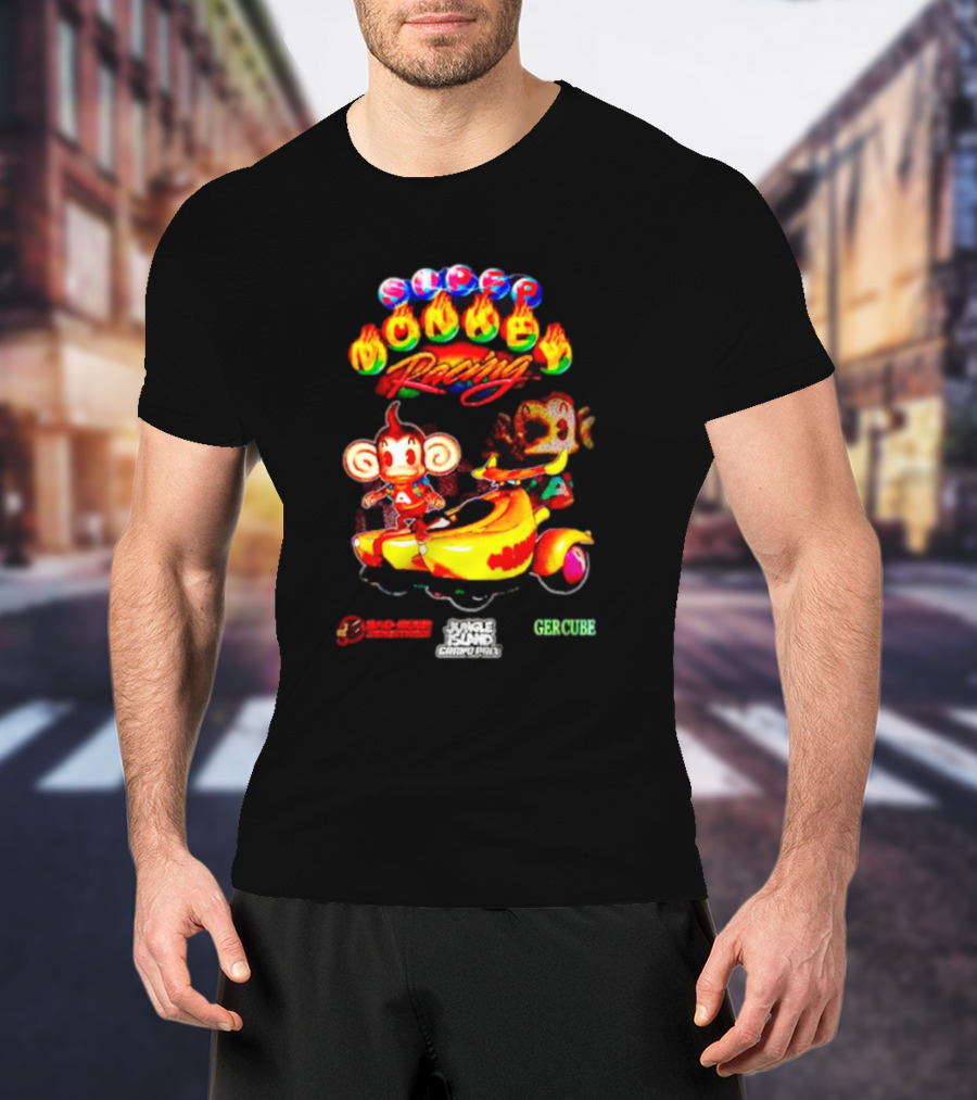 Super Monkey Racing Jungle Grind Chaos Park Gercube 3rd Strike Network T-Shirt