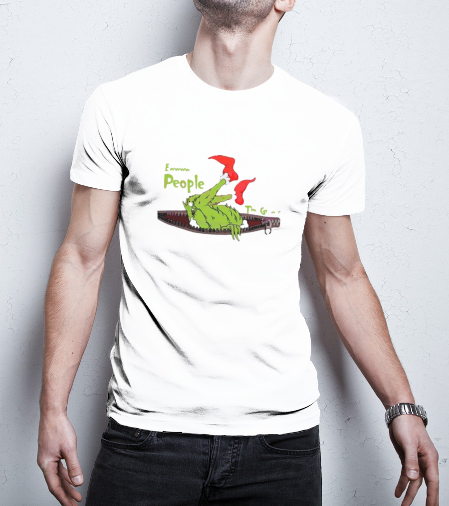 Ew People Funny The Grinch Christmas T-Shirt