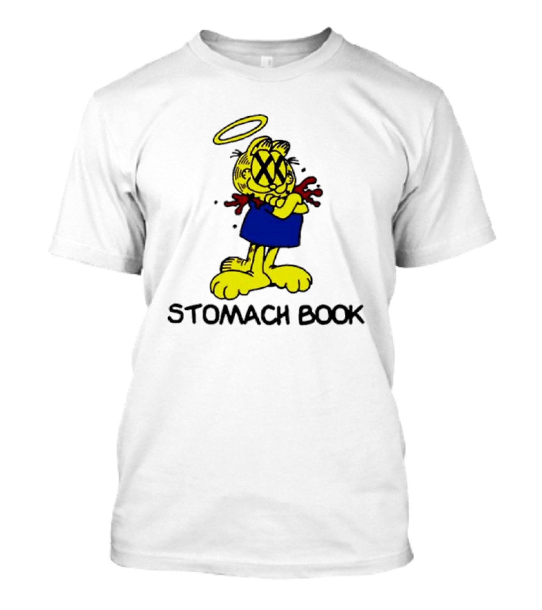Garfield Stomach Book Halo Lasagna T-Shirt