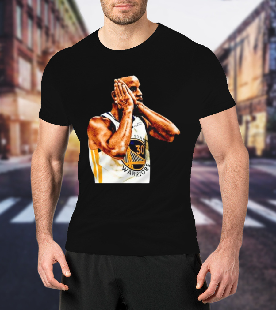 Golden State Warriors Stephen Curry Celebration Fan T-Shirt