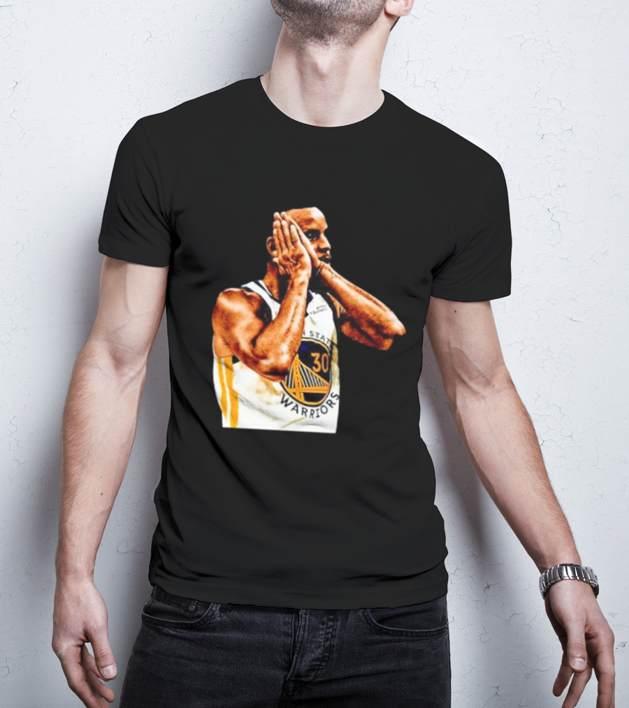 Golden State Warriors Stephen Curry Celebration Fan T-Shirt
