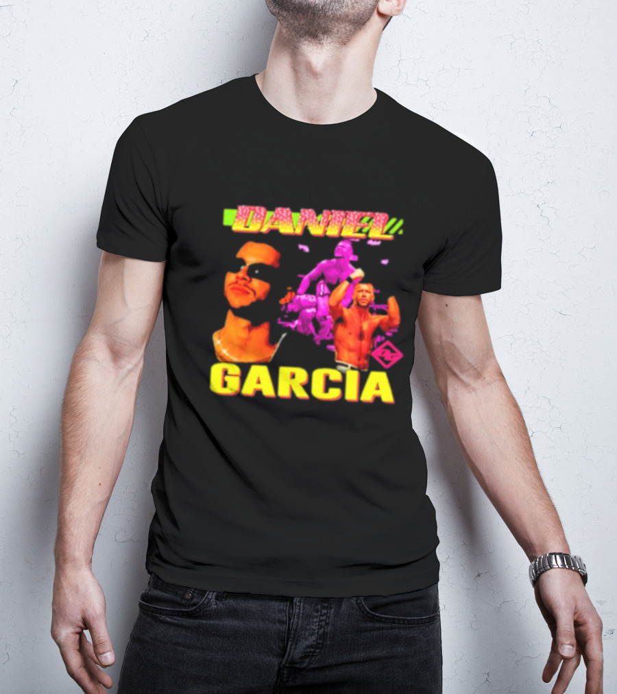 Daniel Garcia Neon Style Wrestling Action T-Shirt