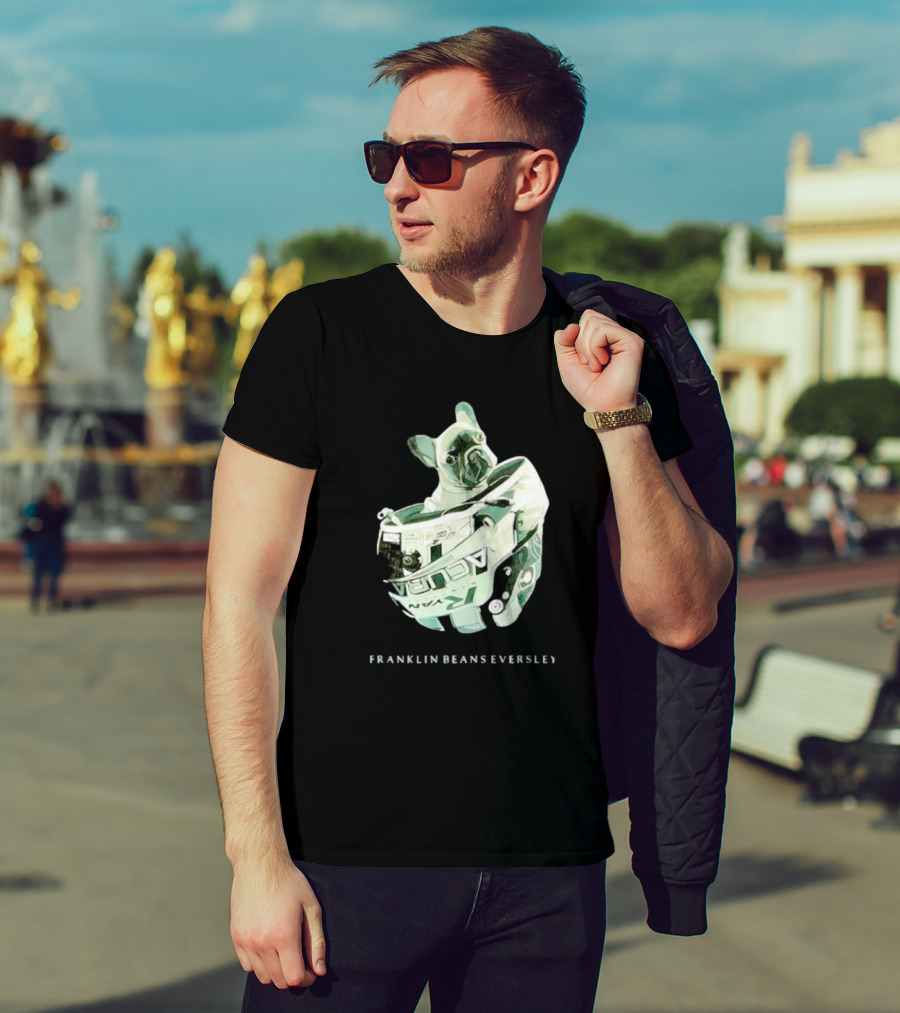 Franklin Beans Eversley Bulldog In Racing Helmet T-Shirt