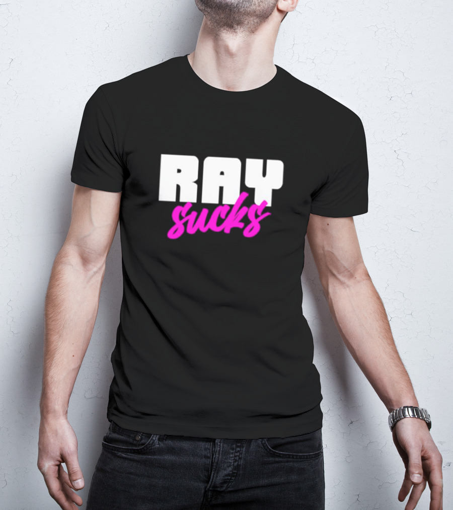 RAY SUCKS Bold Pink T-Shirt