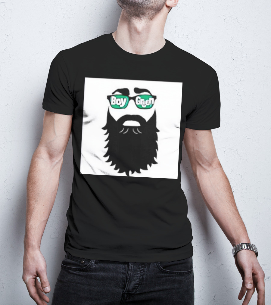 Boy Green Bearded Sunglasses T-Shirt