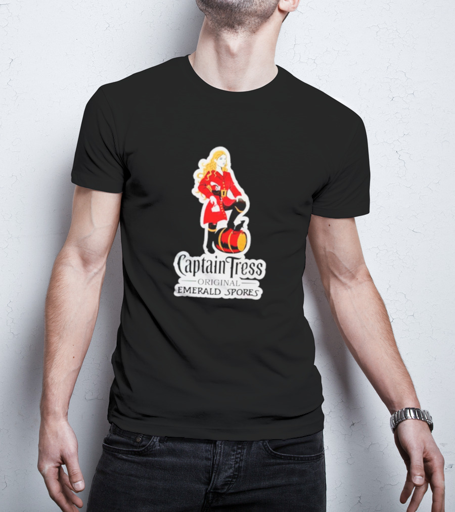 Captain Tress Original Emerald Spores T-Shirt