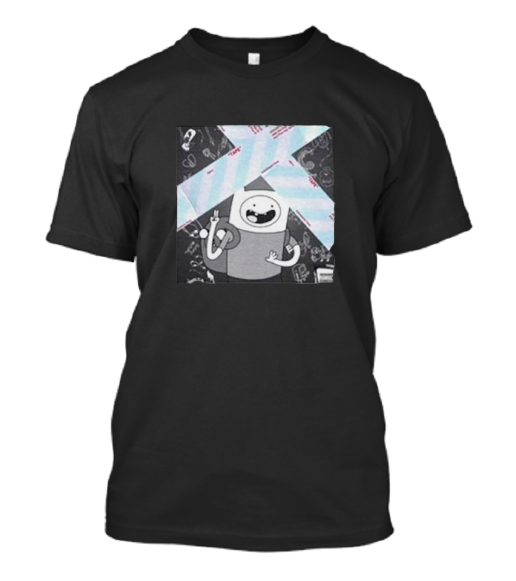 Flinn X Uzi Animated Character Crossover Mashup T-Shirt