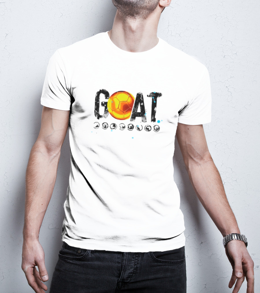 Ballon D'Or Goat With 8 Awards El Mejor Del Mundo T-Shirt
