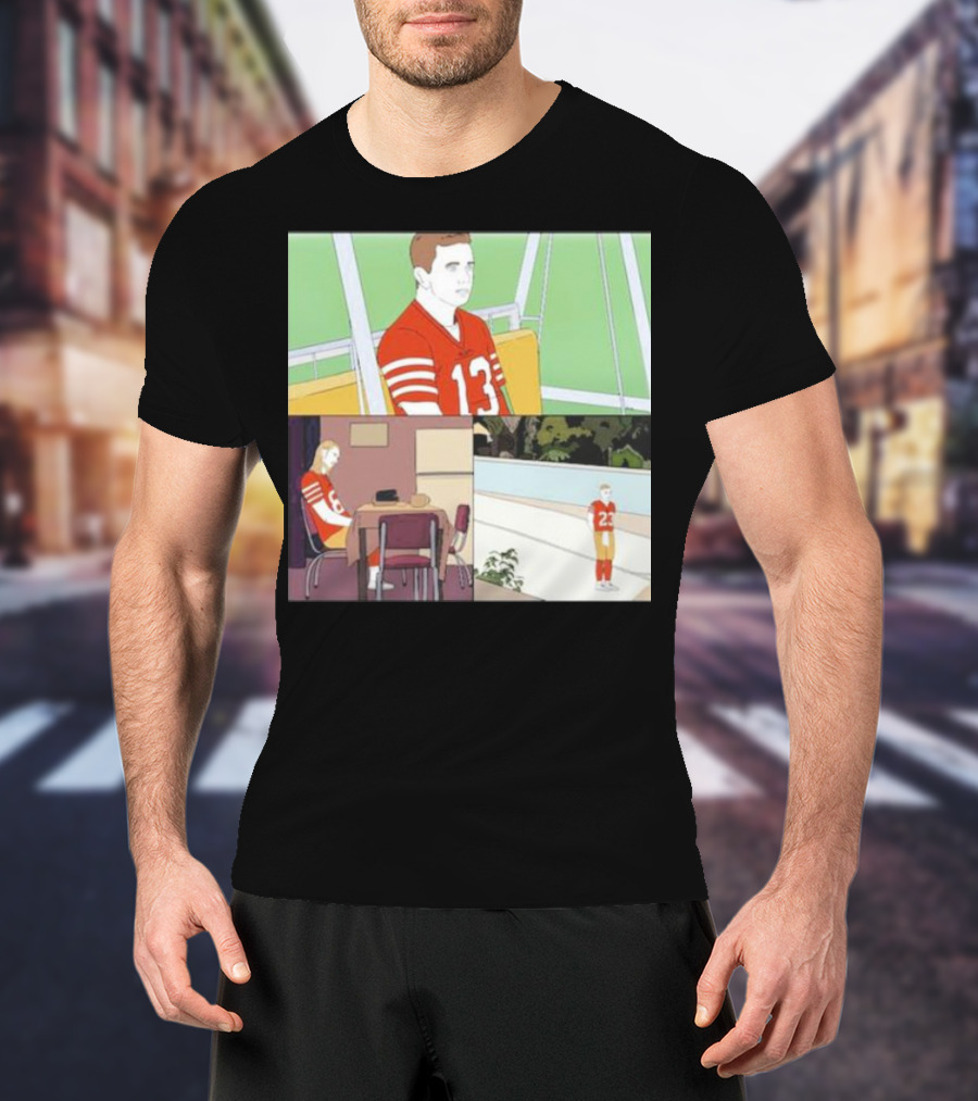 Bye Week Mood Football Reflection Trio T-Shirt