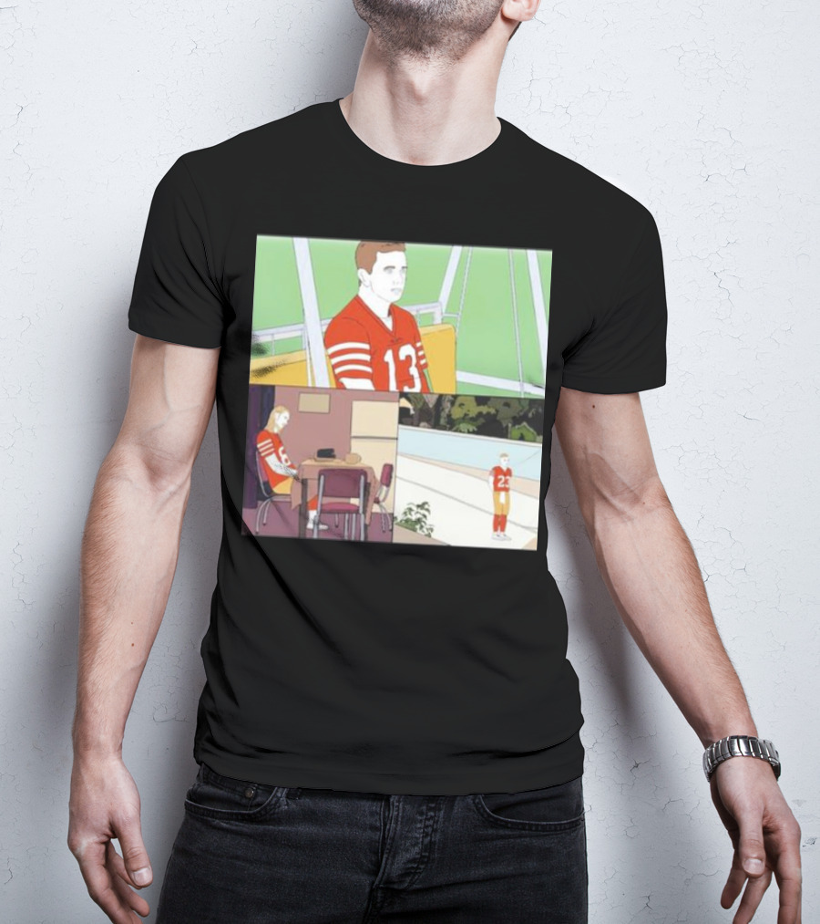 Bye Week Mood Football Reflection Trio T-Shirt