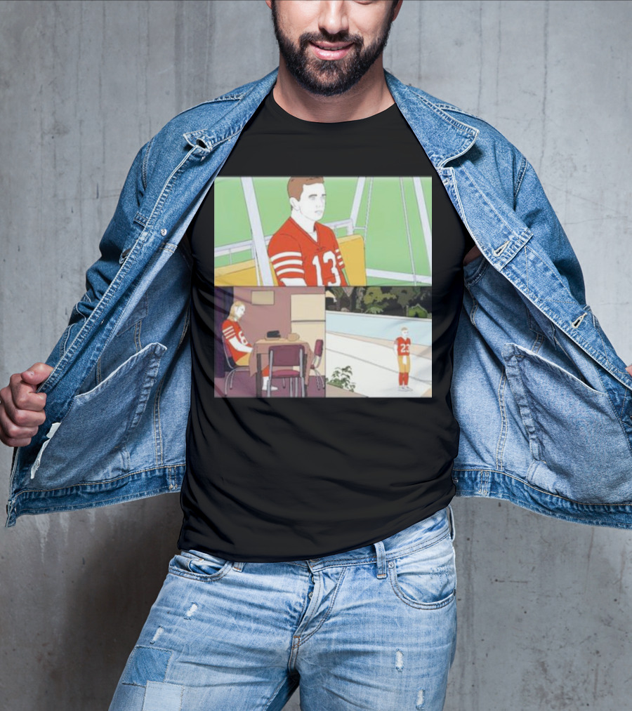 Bye Week Mood Football Reflection Trio T-Shirt