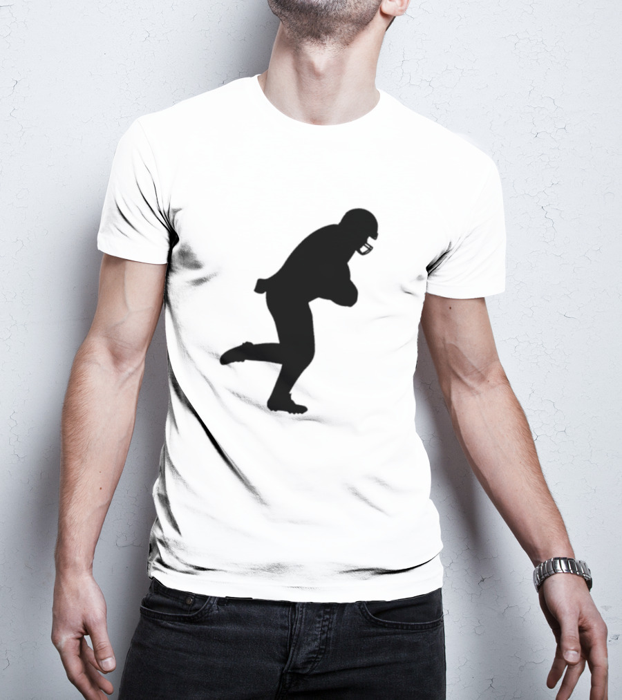 The Legend Of The Cincy Hat Scamper Silhouette Football Player T-Shirt