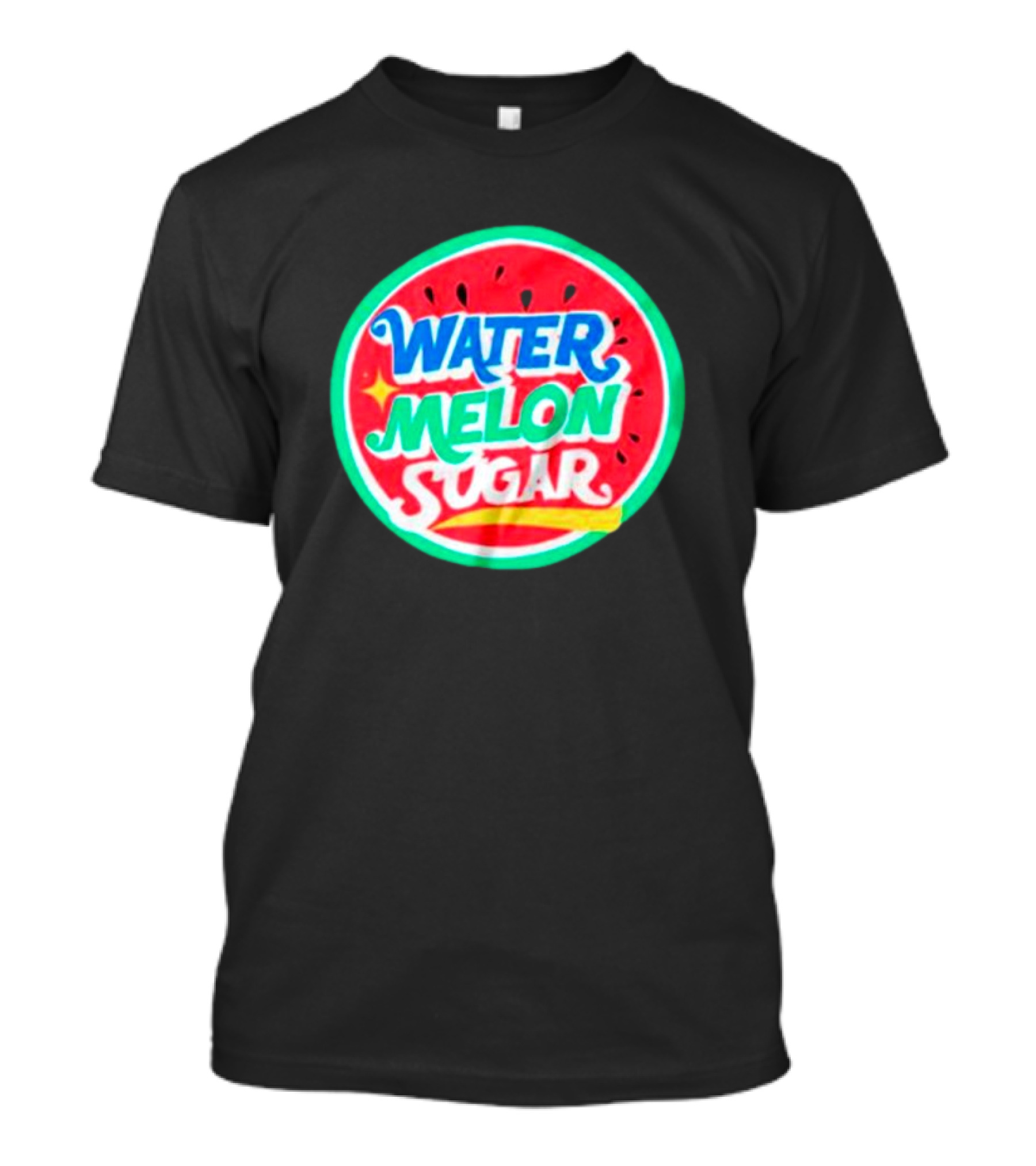 Water Melon Sugar Twinkling Watermelon Bright Fruit Circle T-Shirt