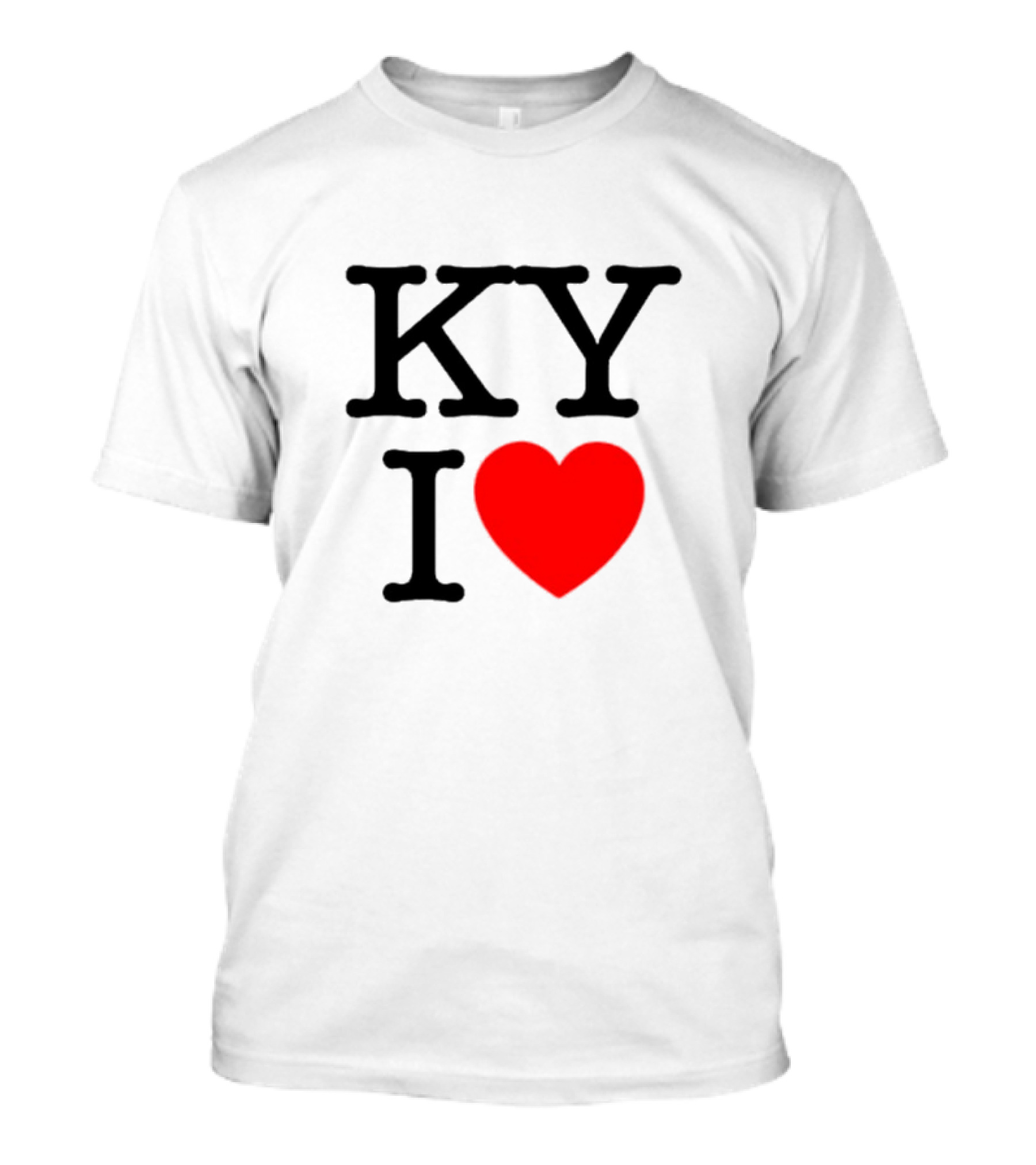 KY I Love Red Heart T-Shirt