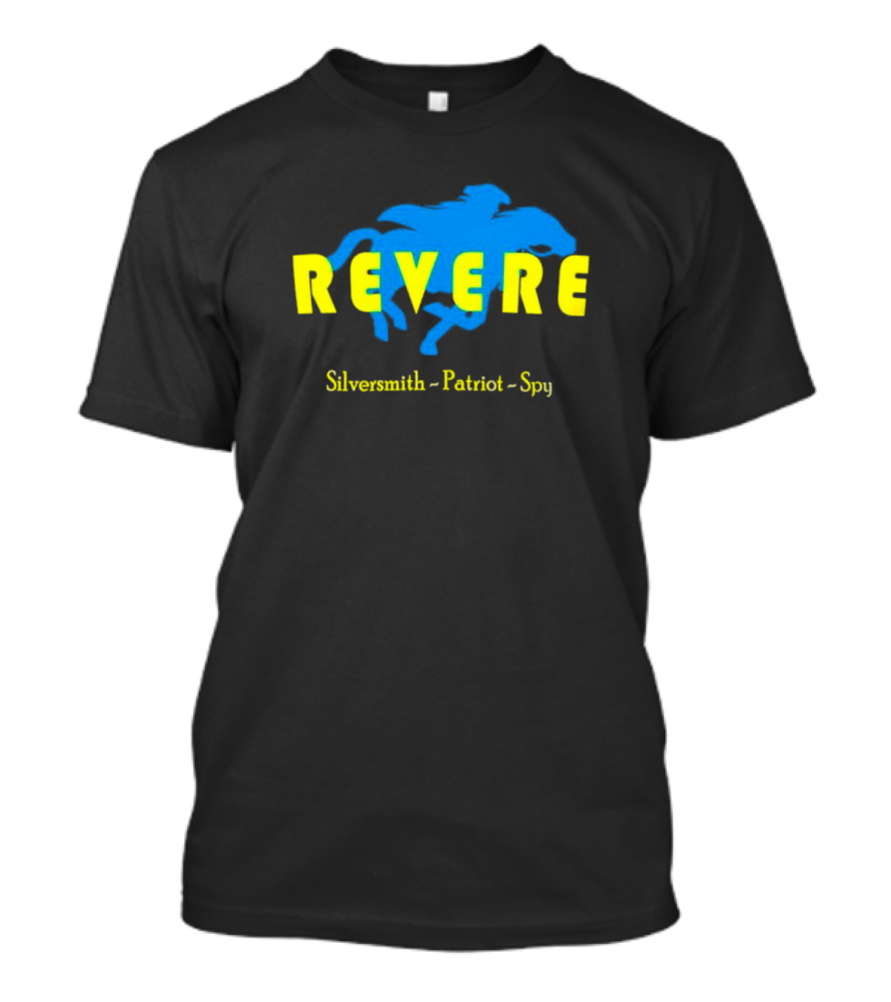 Revere Silversmith Patriot Spy Riding Horse T-Shirt