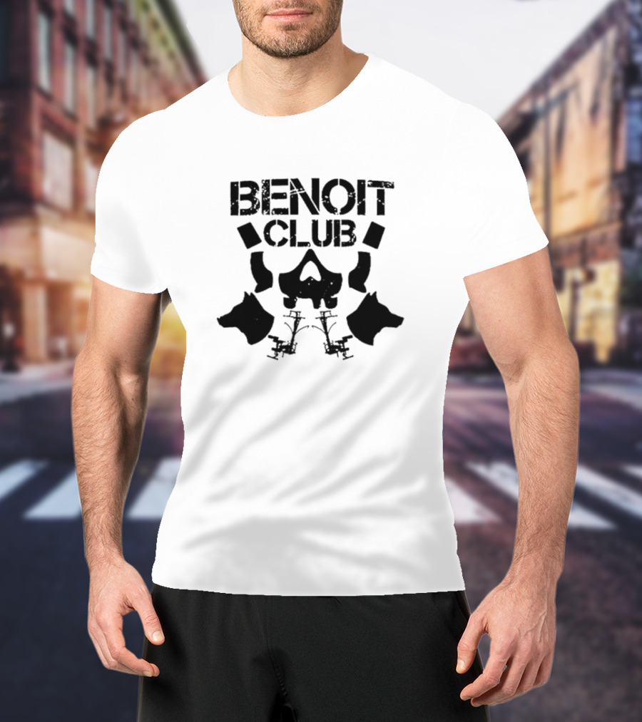 Benoit Club Skull And Wolf T-Shirt