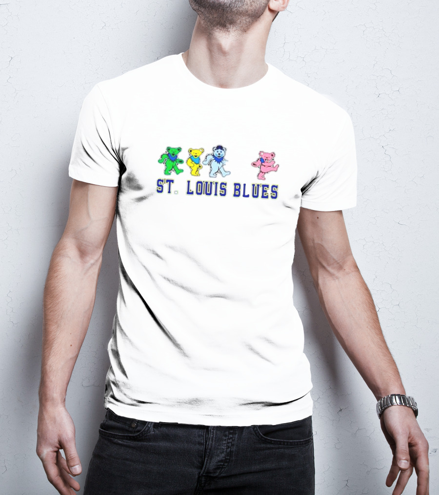 Grateful Dead St. Louis Blues Dancing Bears T-Shirt
