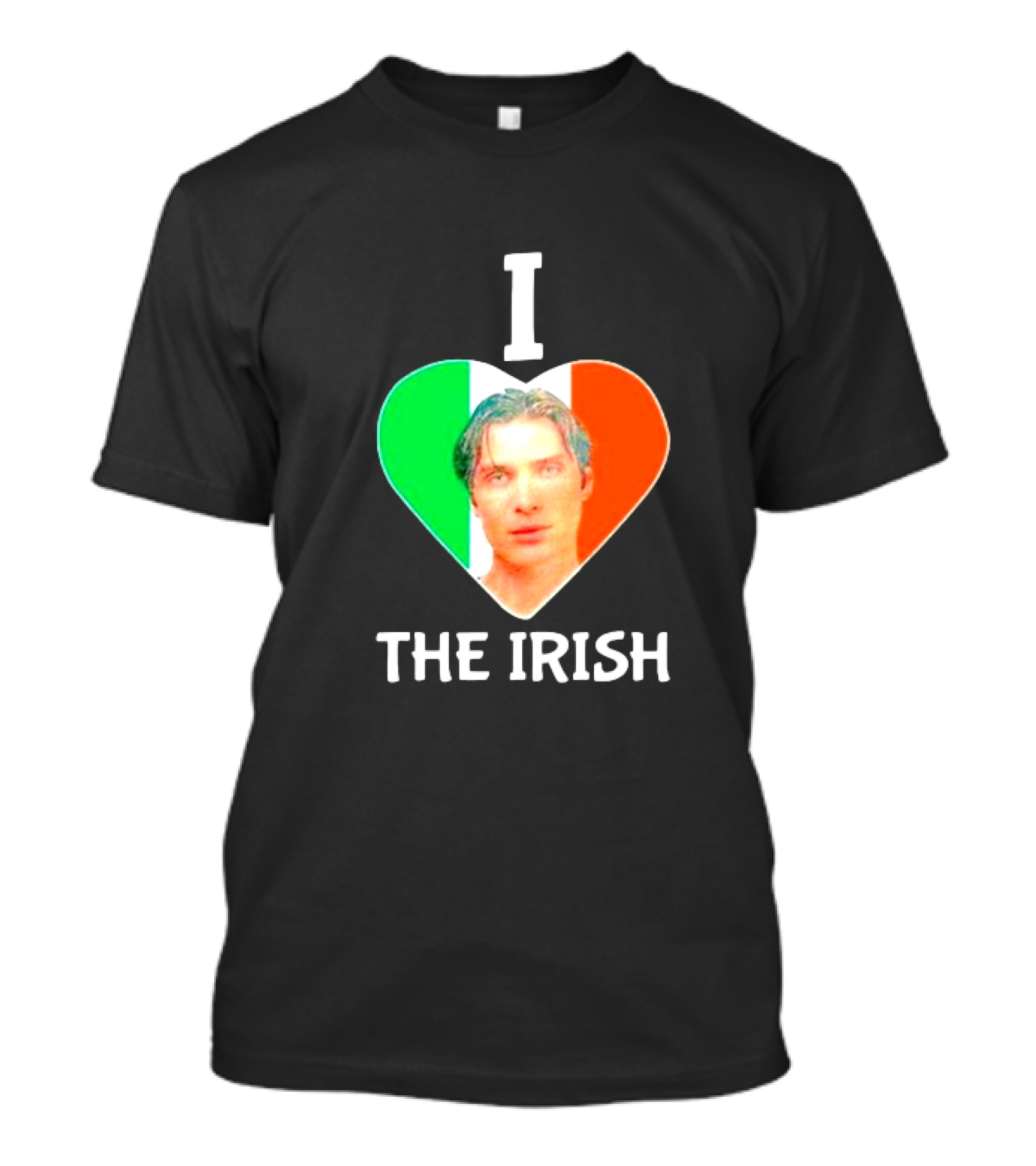 I Love The Irish Cillian Heart Flag T-Shirt