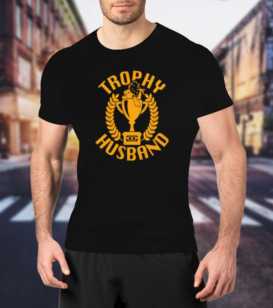 Trophy Husband Golden Cup Laurel T-Shirt