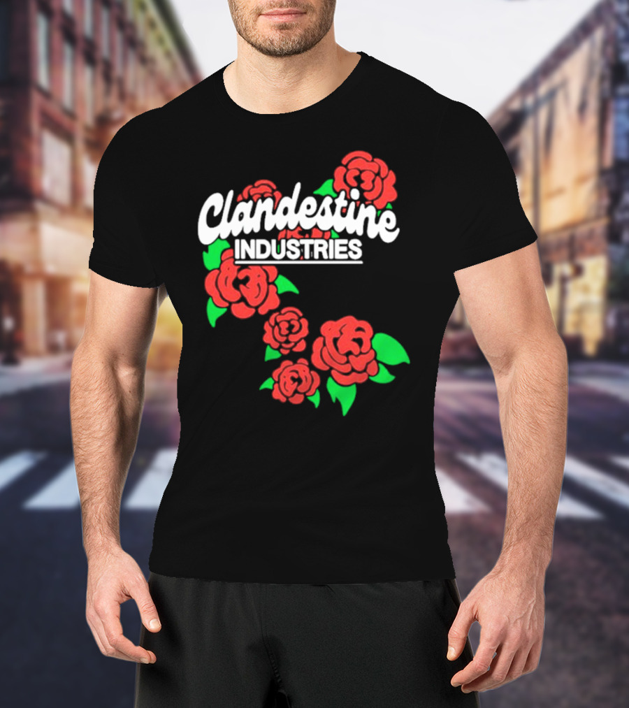 Clandestine Industries Red Roses T-Shirt