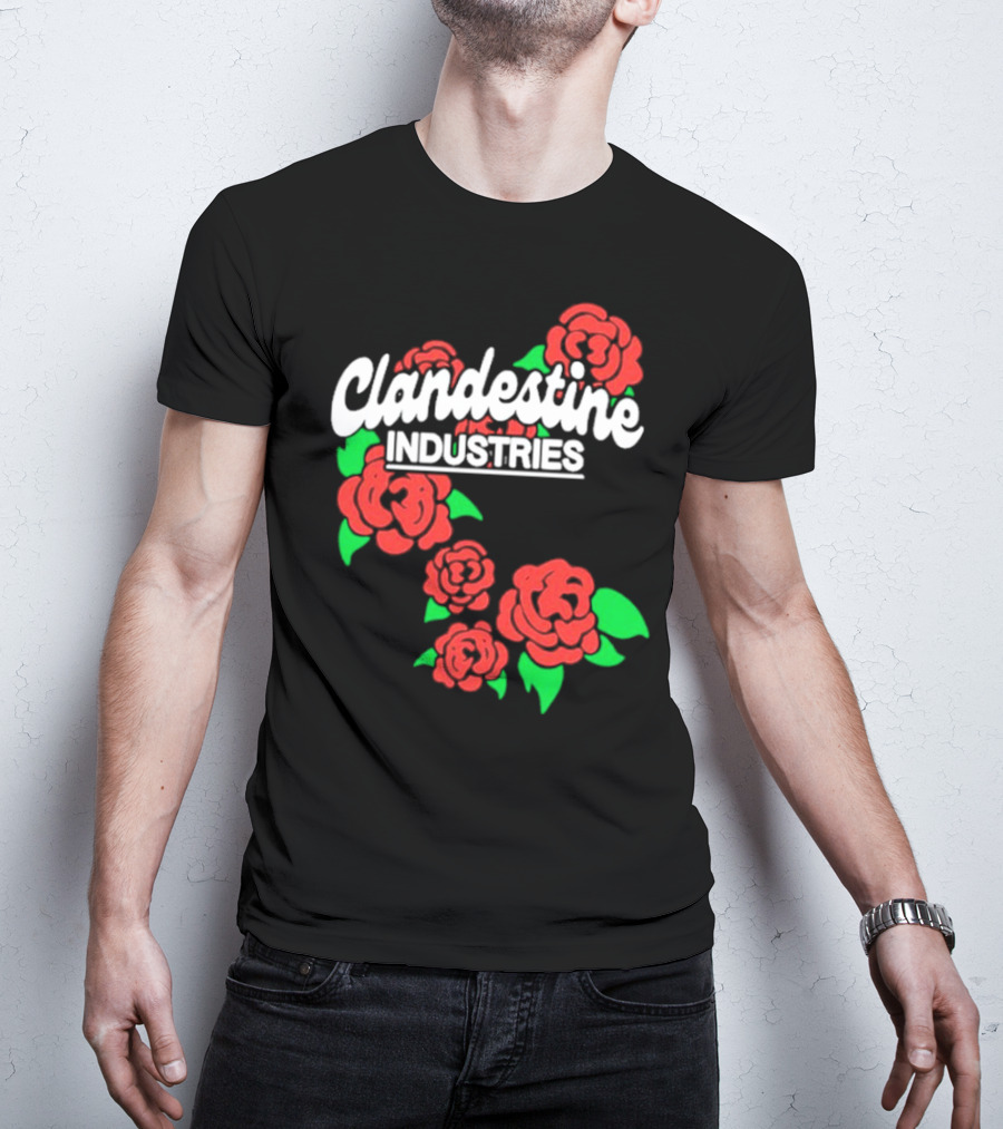 Clandestine Industries Red Roses T-Shirt
