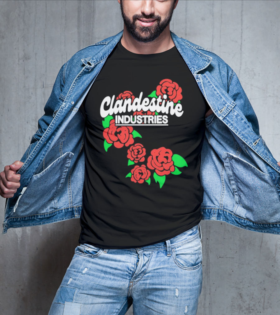 Clandestine Industries Red Roses T-Shirt