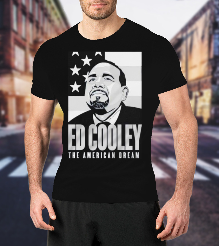 Ed Cooley The American Dream USA Flag T-Shirt