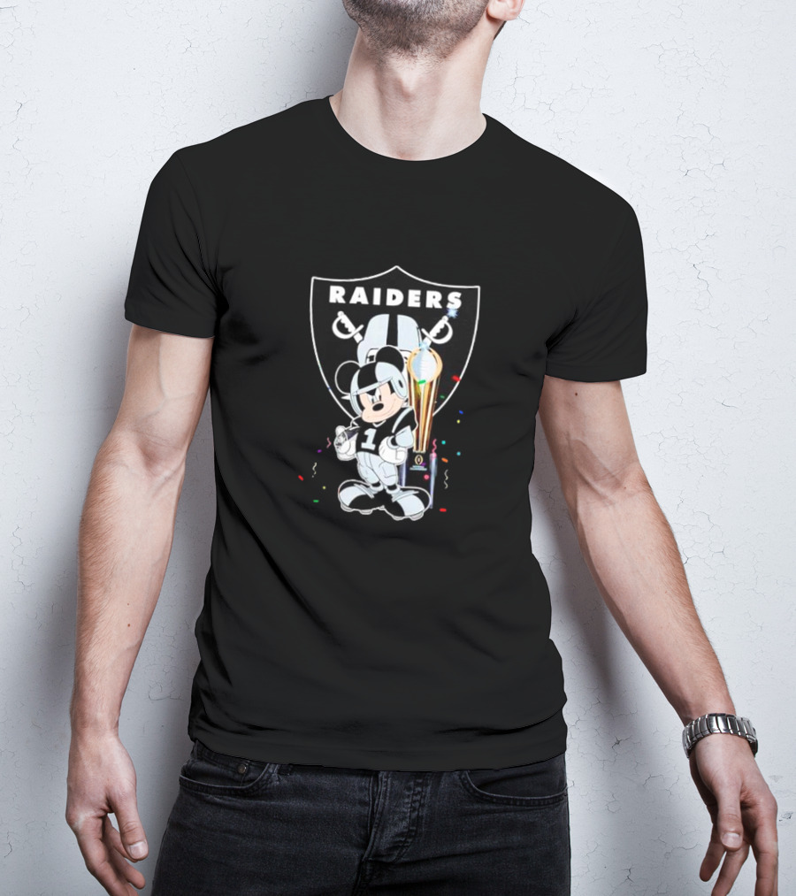 Las Vegas Raiders Mickey Player Trophy T-Shirt