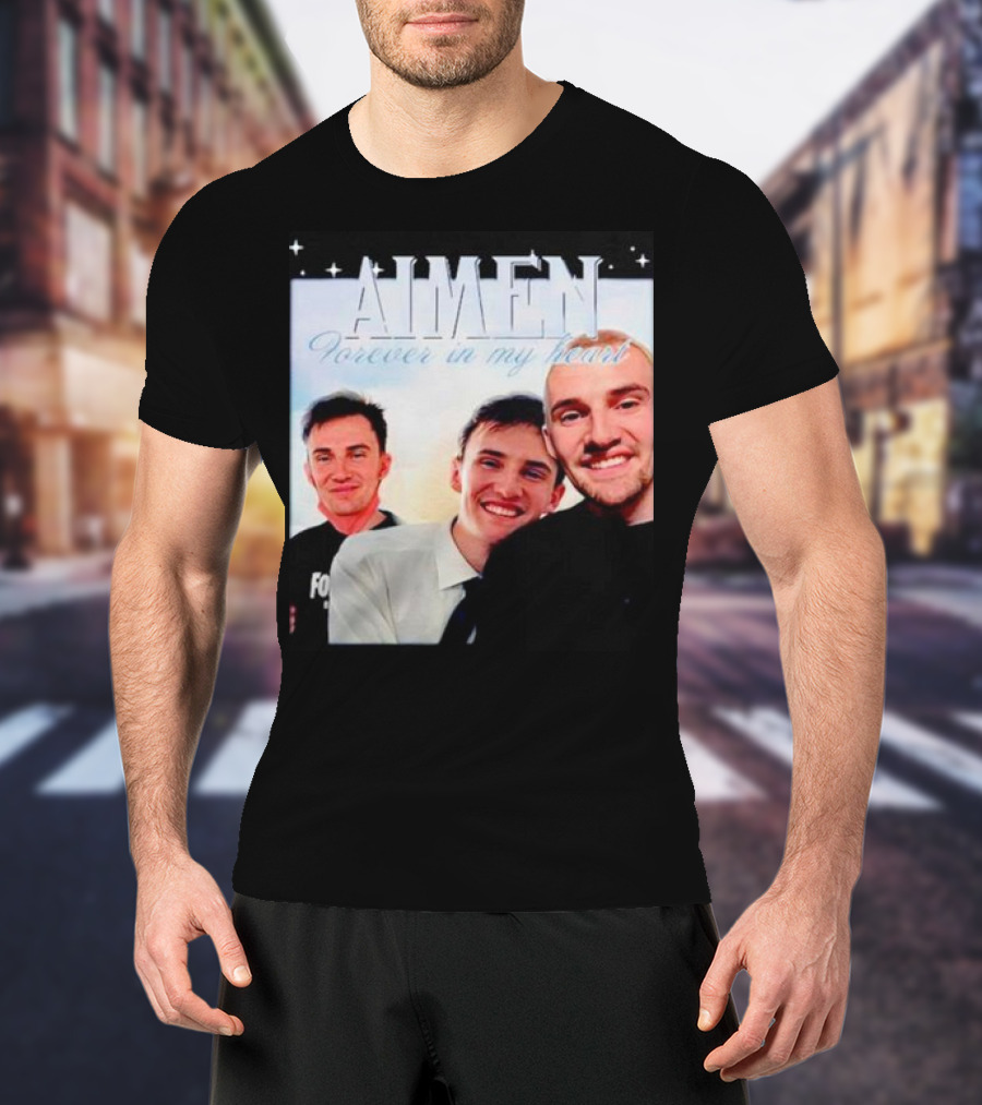 AIMEN Forever In My Heart With Smiling Friends And Stars T-Shirt
