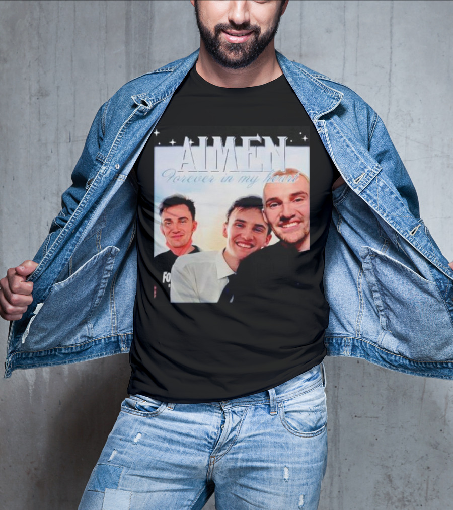 AIMEN Forever In My Heart With Smiling Friends And Stars T-Shirt