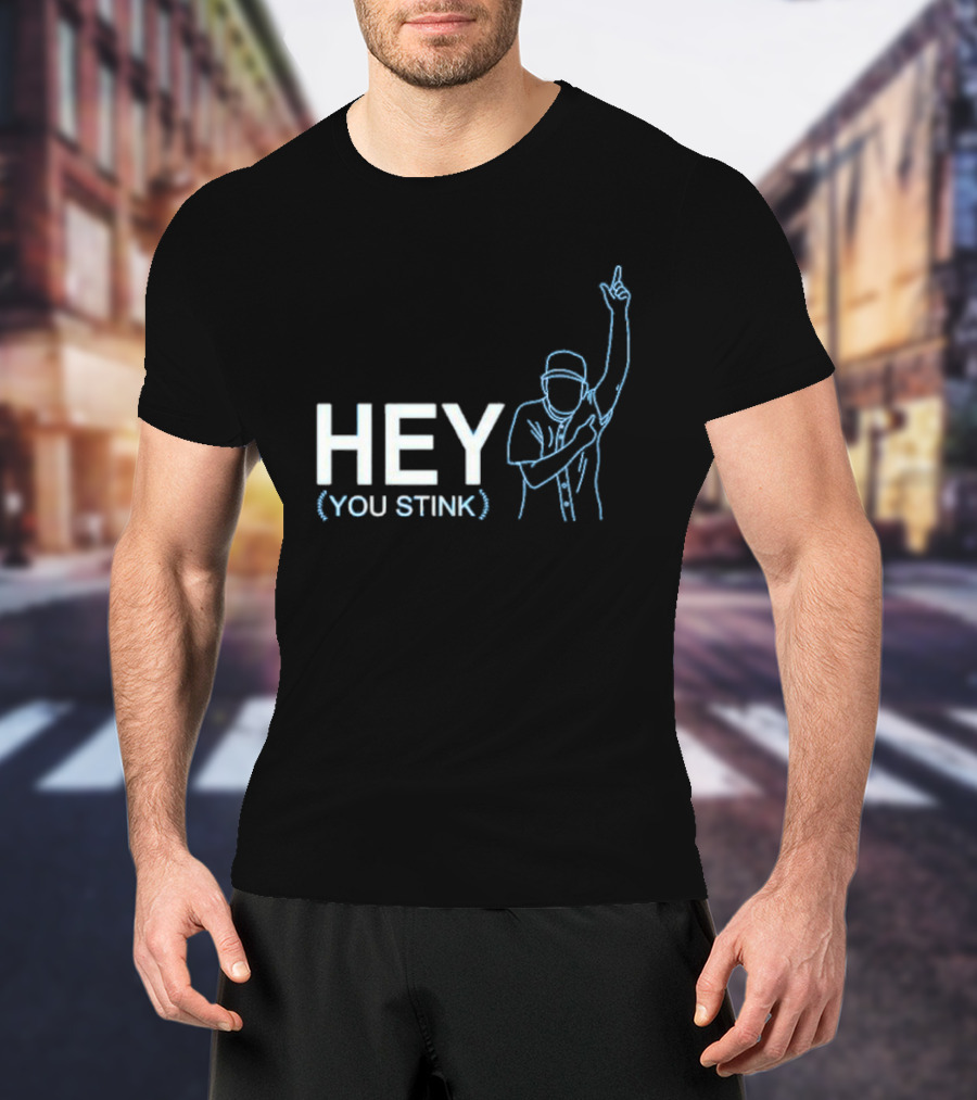 Buffalo Bisons Hey You Stink Umpire Gesture T-Shirt