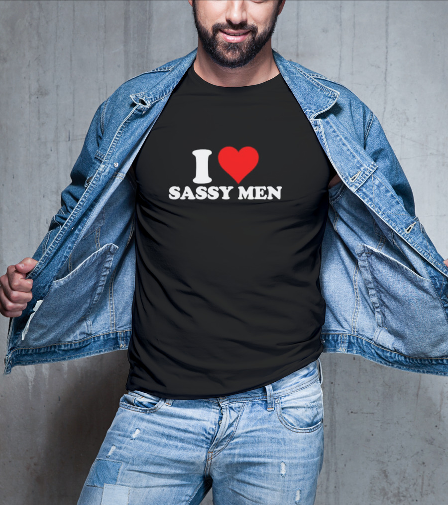 I Heart Sassy Men T-Shirt