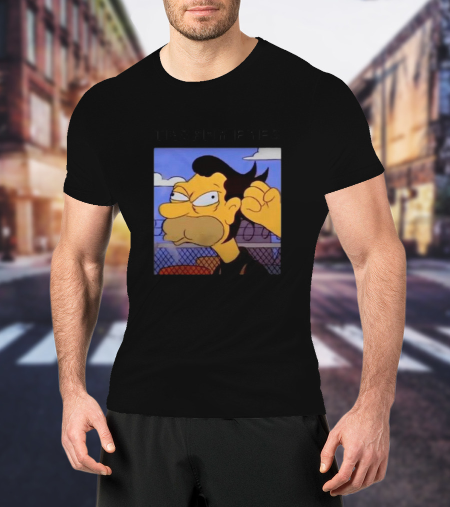 The Simpson Trophy Eyes Lenny T-Shirt