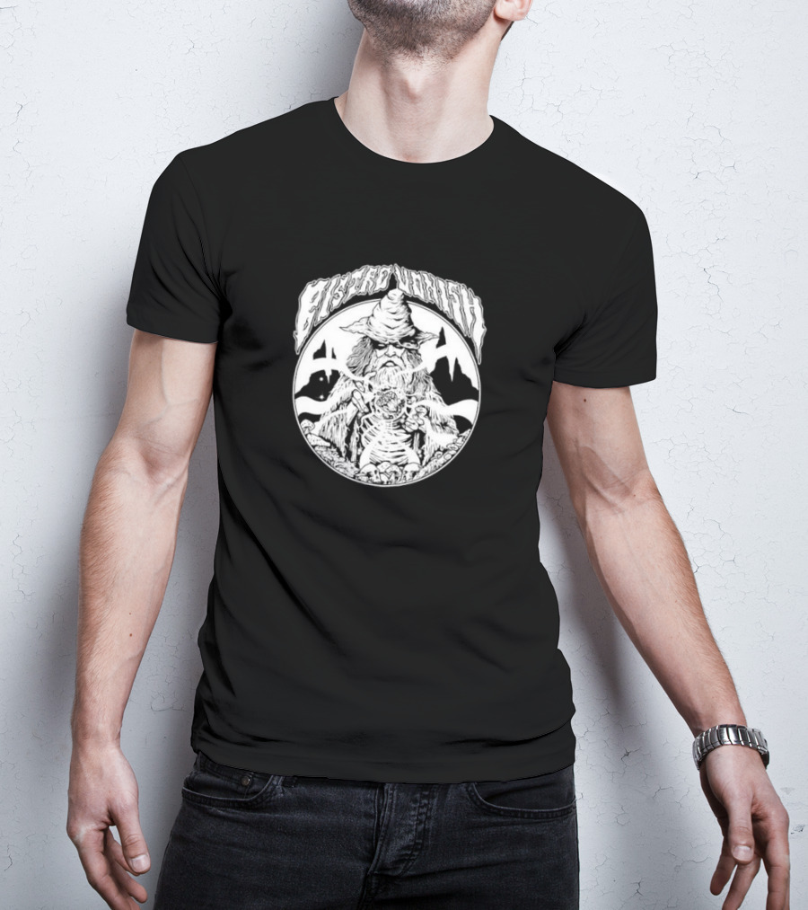 Blasted Vonish Wizard Skull T-Shirt