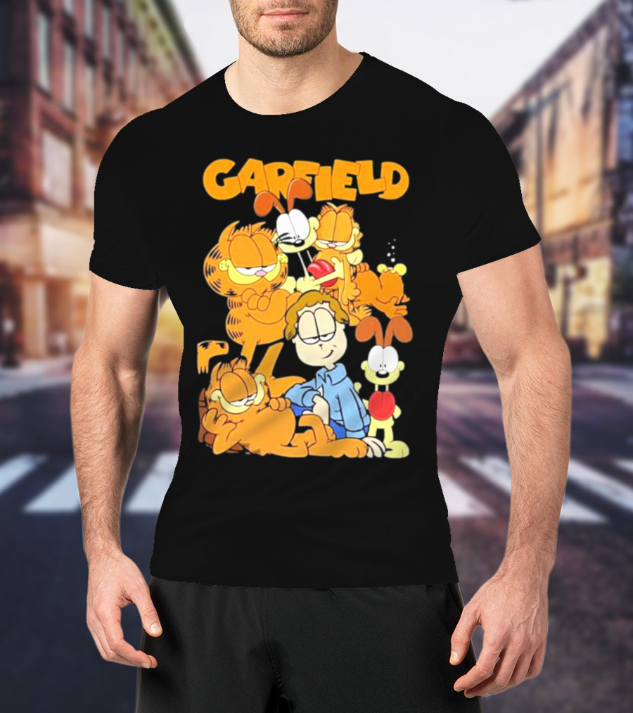 Garfield And Friends Group Character T-Shirt