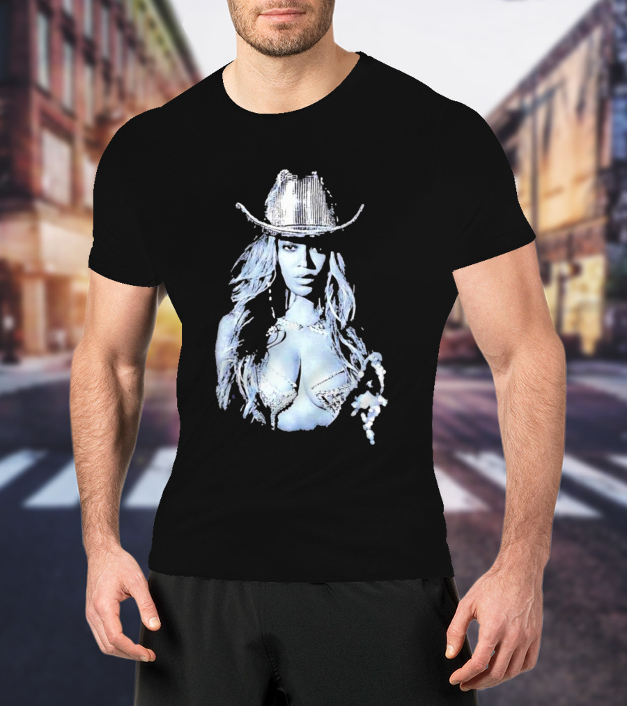 Beyonce Renaissance World Tour Cowgirl Hat Glamorous T-Shirt