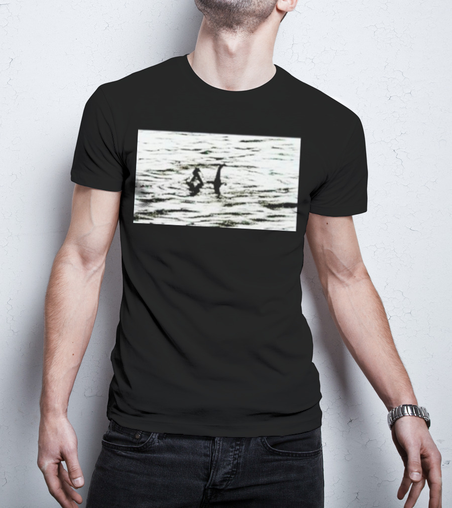 Louis Wearing Palace Nessie Surfers On Loch Ness Monster T-Shirt
