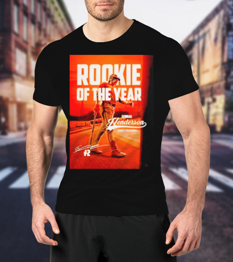 Gunnar Henderson #2 Rookie Of The Year ’23 T-Shirt