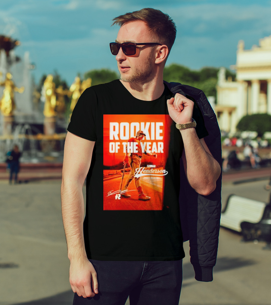 Gunnar Henderson #2 Rookie Of The Year ’23 T-Shirt