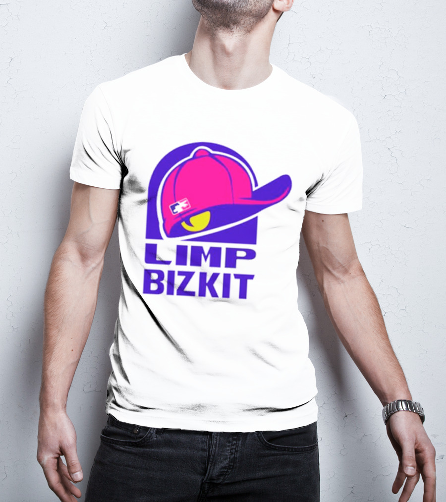Limp Bizkit Logo With Pink Hat And Taco Bell T-Shirt