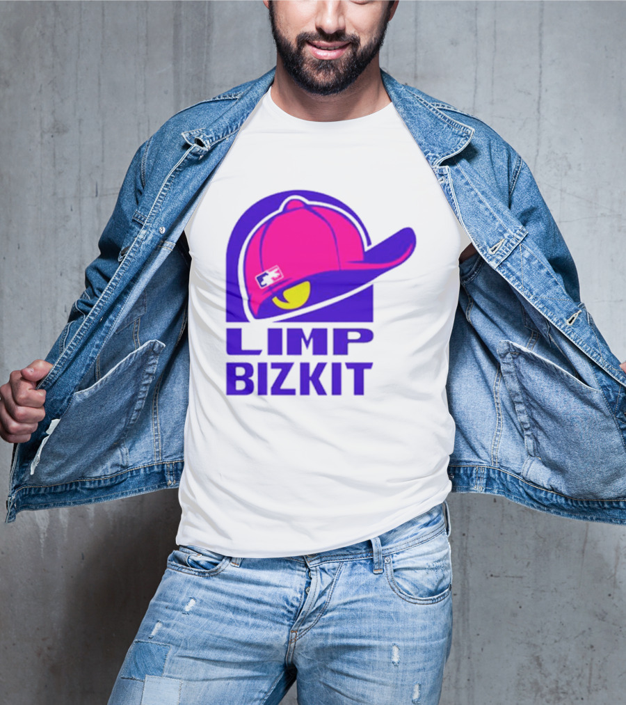Limp Bizkit Logo With Pink Hat And Taco Bell T-Shirt