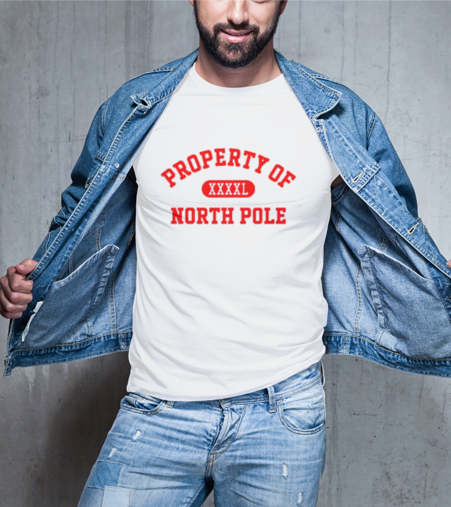 Property Of North Pole XXXXL Santa Clauses Riley T-Shirt