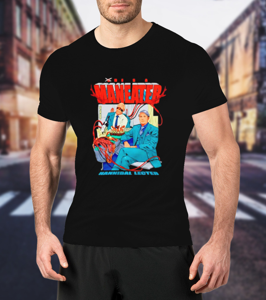 Maneater Hannibal Lecter Vintage Comic T-Shirt