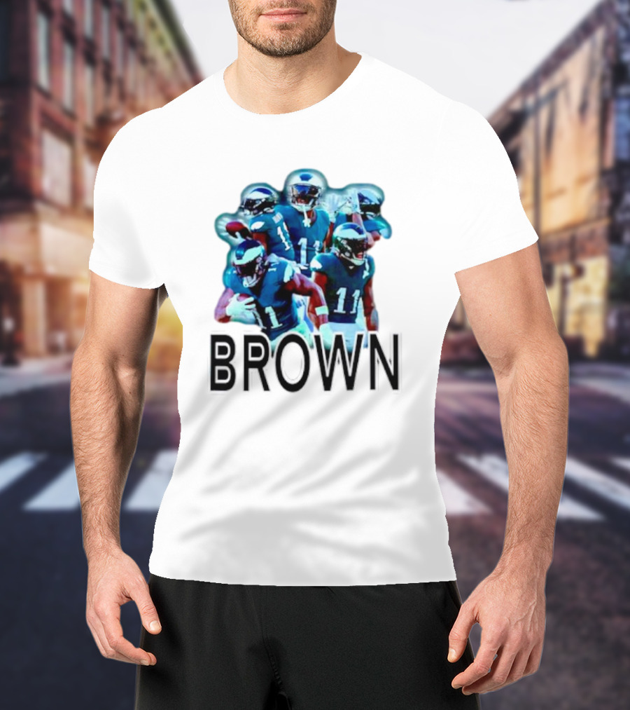 Philadelphia Eagles AJ Brown NFL Football T-Shirt
