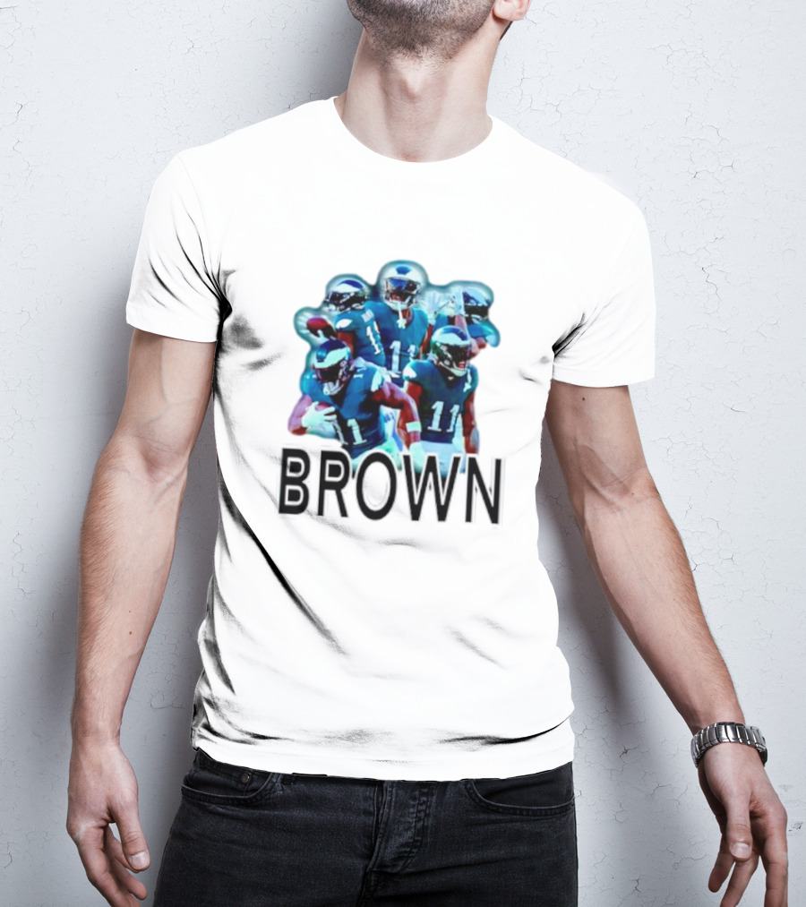Philadelphia Eagles AJ Brown NFL Football T-Shirt