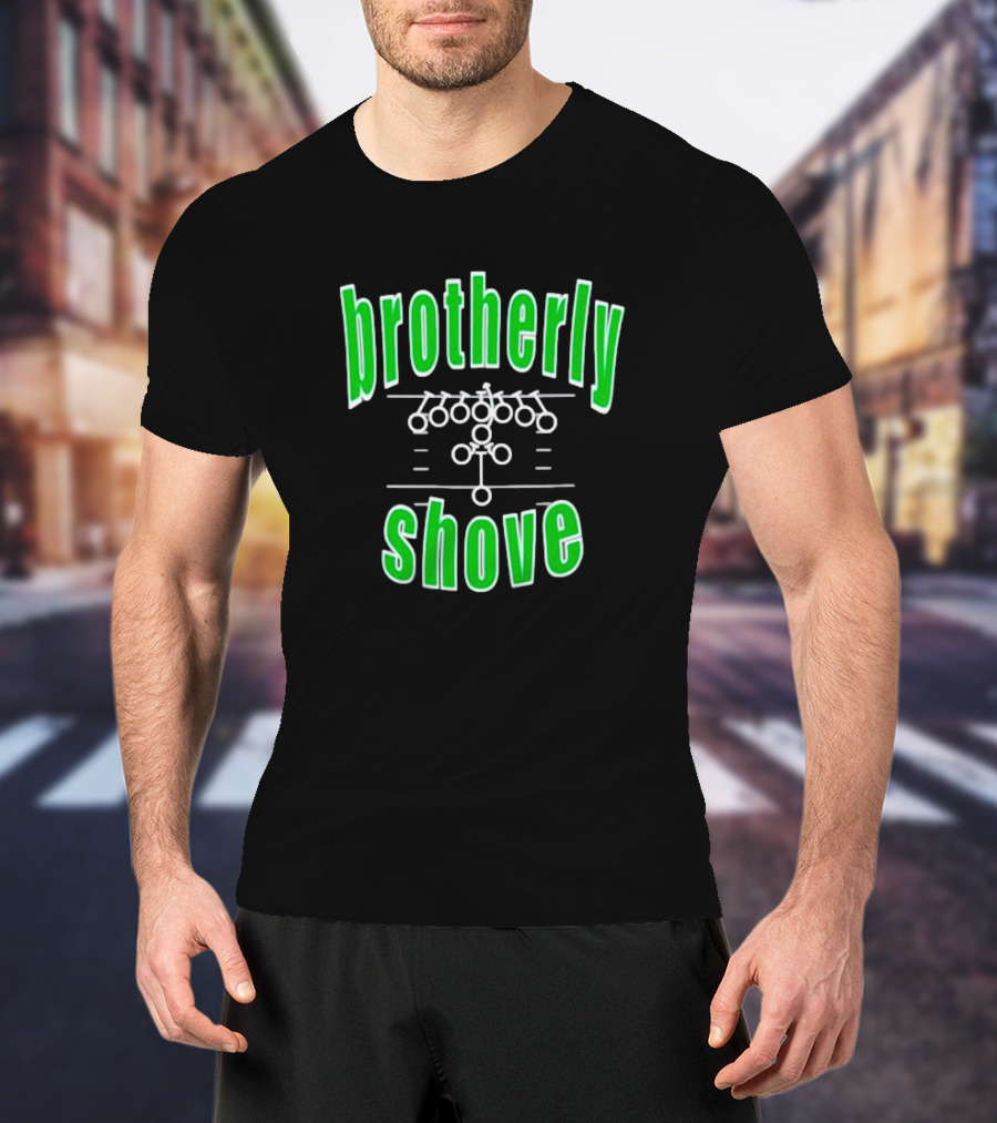 Brotherly Shove Philly Eagles Play Diagram T-Shirt