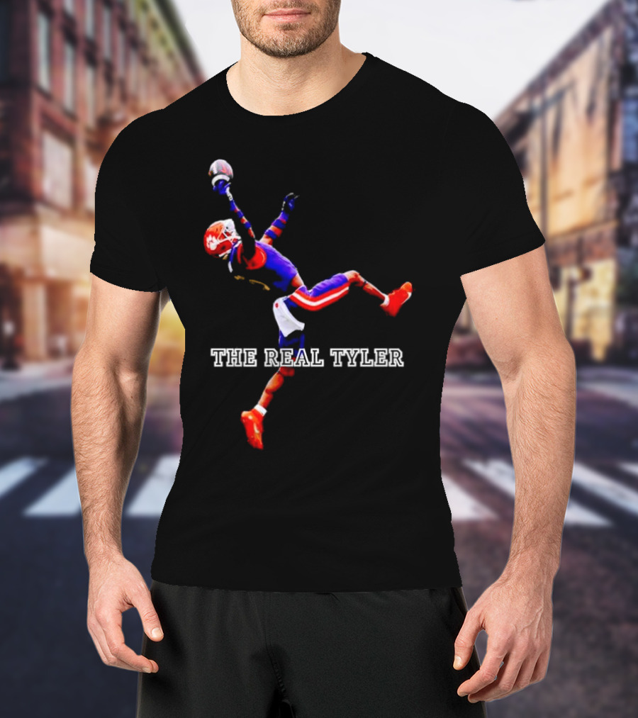 Clemson Tigers The Real Tyler Browns Football Catch T-Shirt